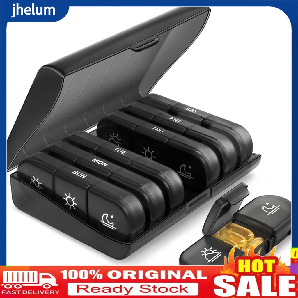 Hộp Đựng Thuốc 21 / 3 Lần Chống Nước / Bụi Bẩn Tiện Dụng Mang Theo Du Lịch