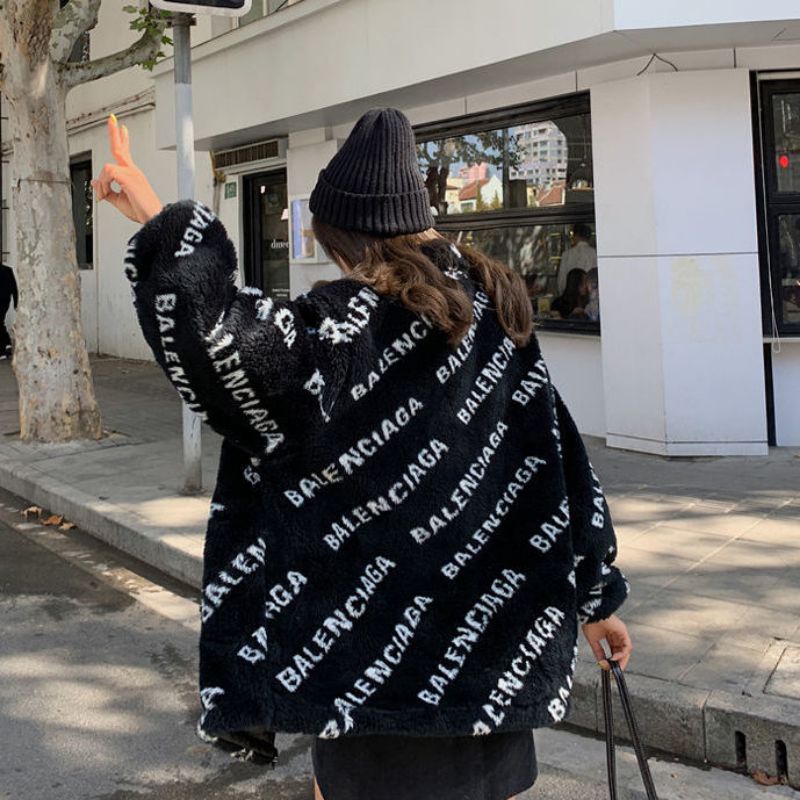 Áo khoác lông dày BLC nam nữ đều mặc được