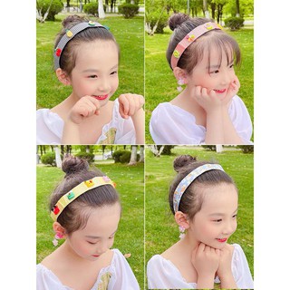Băng Đô Dán Tóc Mái Phong Cách Hàn Quốc Cho Bé