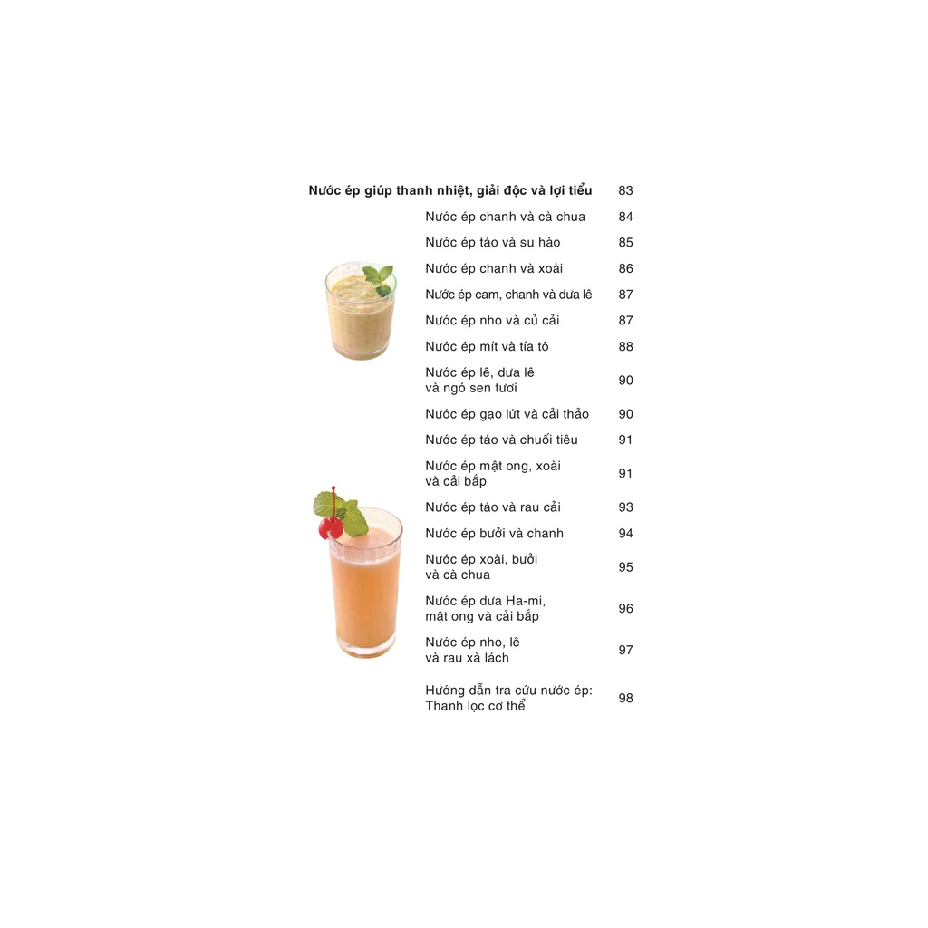 Sách - Nước Ép Xanh Chữa Lành Cơ Thể (Tôn Thụ Hiệp, Vu Nhã Đình- 1980|)