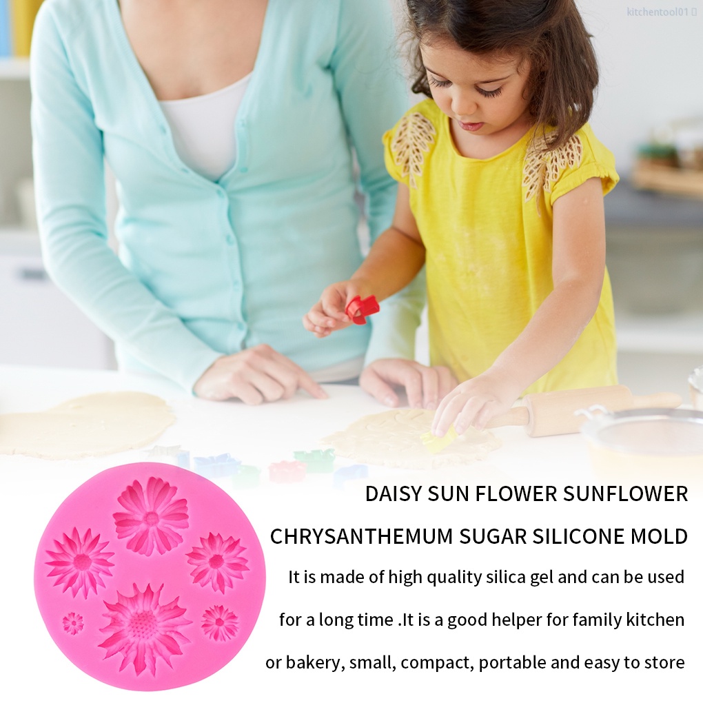Khuôn Silicone Làm Bánh Hình Hoa Chống Dính Tiện Dụng Cho Nhà Bếptool01