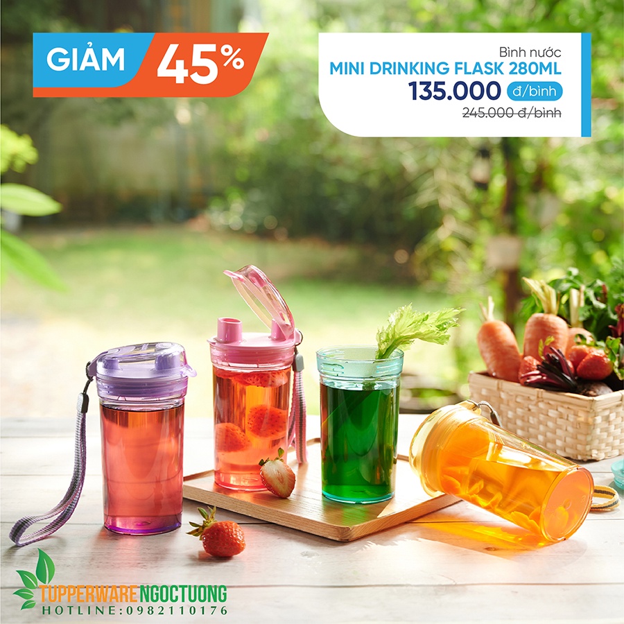 Bình nước cho bé Tupperware