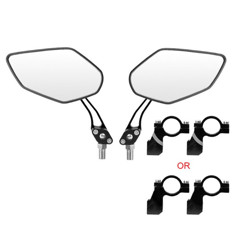 Gương Chiếu Hậu Bằng Nhôm Có Thể Điều Chỉnh Xoay 360 Độ Gắn Tay Lái Xe Đạp Điện