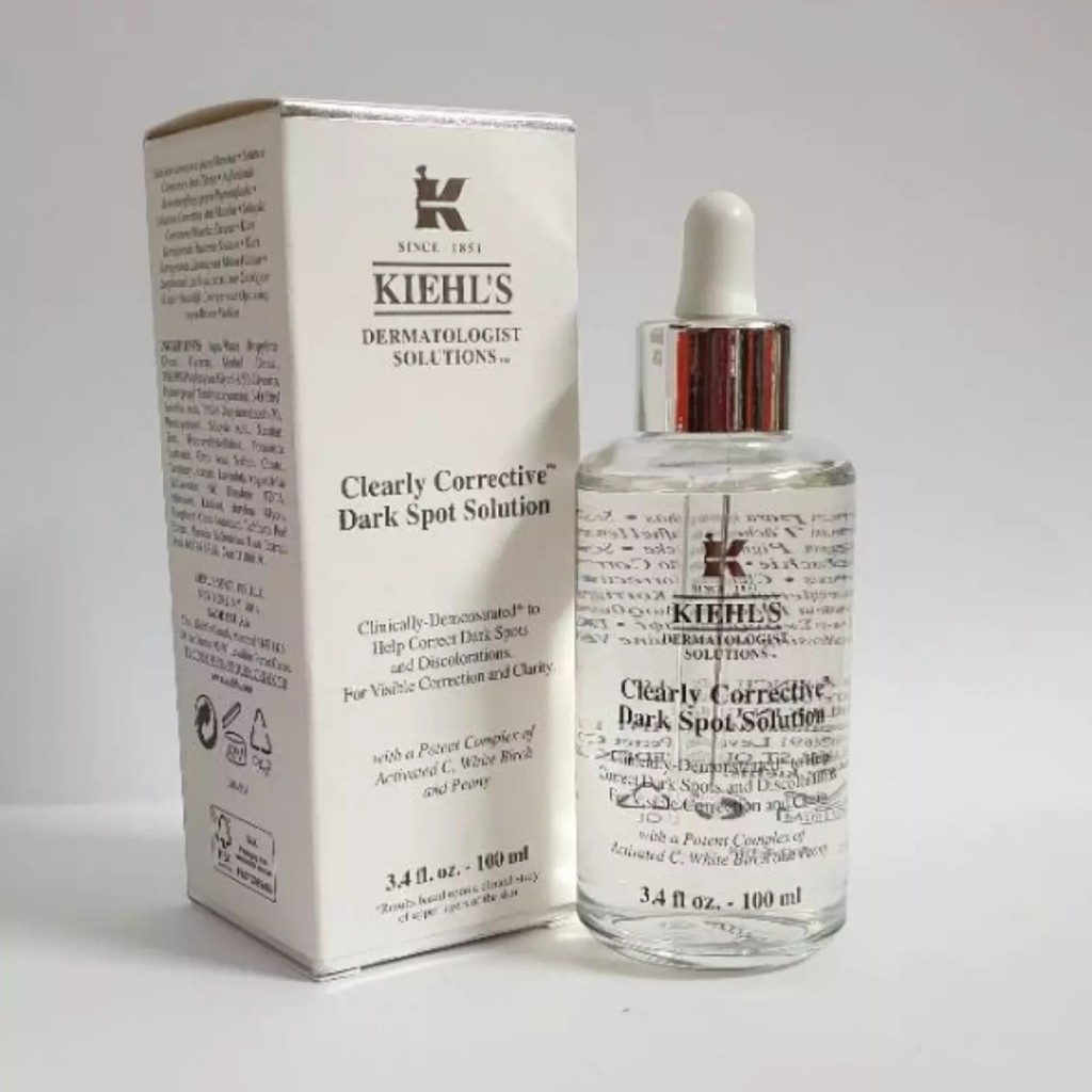 (Bill) Serum Làm Mờ Thâm Sáng Da Kiehl's Clearly Corrective Dark Spot Solution 100ml - serum sáng da mờ thâm kiehls