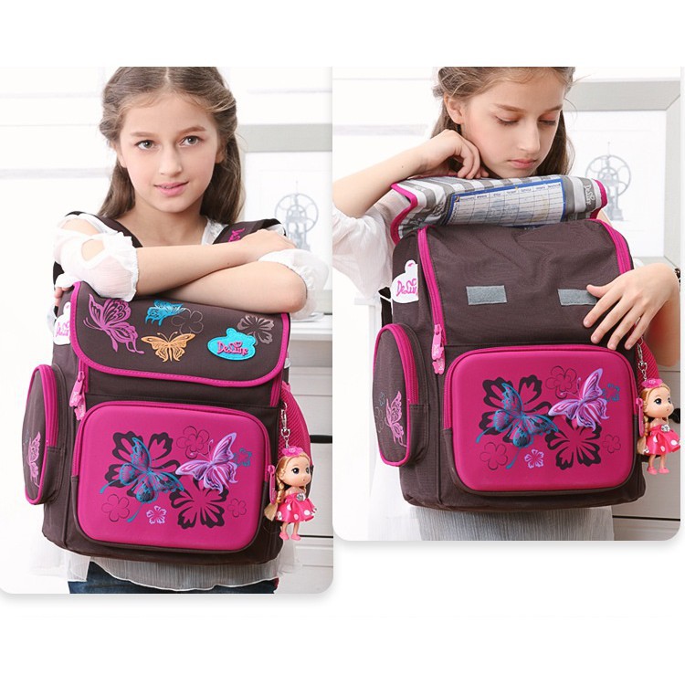 Hàng sẵn - Cặp chống gù, cặp đi học Nga DELUNE cho bé trai và bé gái