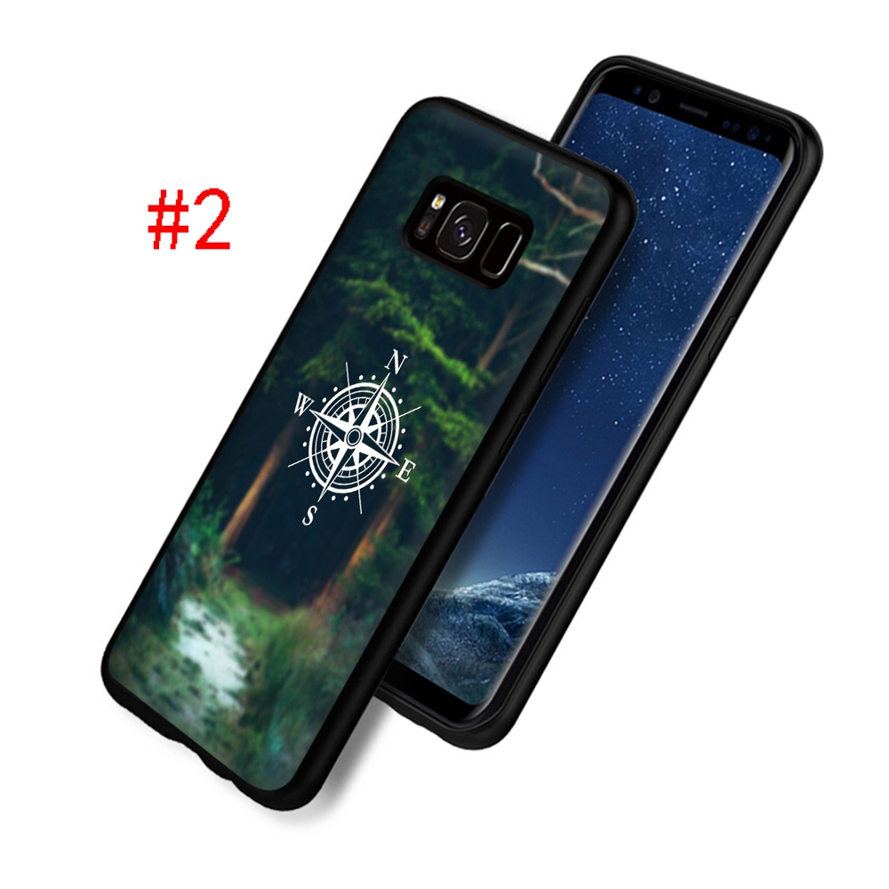 Ốp Lưng Silicone Mềm In Hình La Bàn Cho Samsung Galaxy S8 S9 S10 Plus Note 8 9 10 Plus