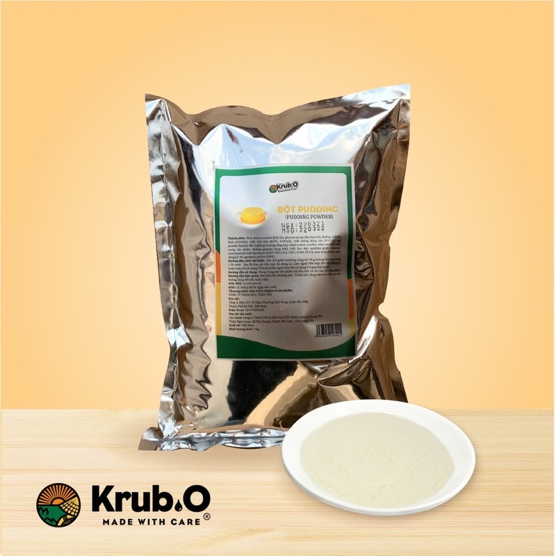 Bột Pudding trứng Krub O 50g