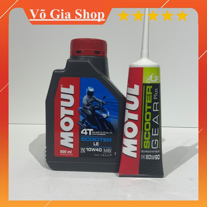 Nhớt MOTUL SCOOTER LE 10W40 800ml -  Nhớt xe tay ga cao cấp chính hãng