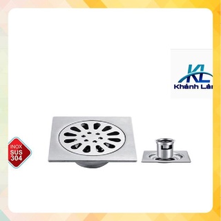 Hố ga thoát nước sàn phễu thoát sàn bằng inox 304 chống mùi hôi ga02