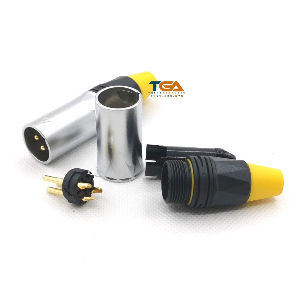 Jack rắc canon, xlr hàn dây, kháng nước chuẩn IP