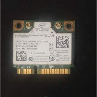 Card wifi 7260 AC PCI mini