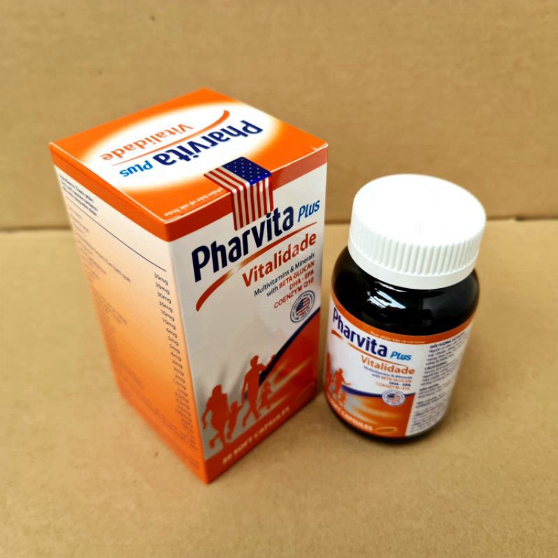 Pharvita Plus giúp bổ sung vitamin và khoáng chất, giảm tình trạng mệt mỏi, cơ thể suy nhược - Hộp 30 viên