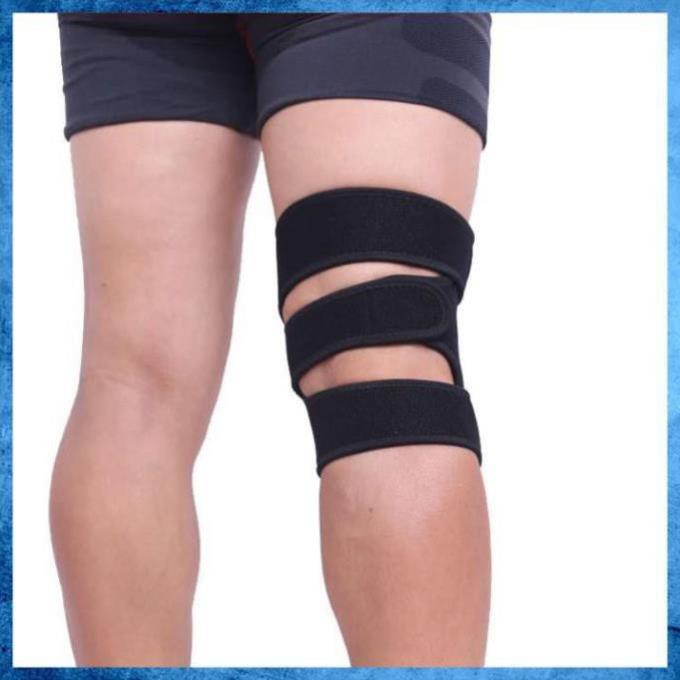 đai đầu gối Aolikes AL  7616 có đệm hơi silicone thoáng khí bó ống khớp băng cuốn bảo vệ quấn gym yoga