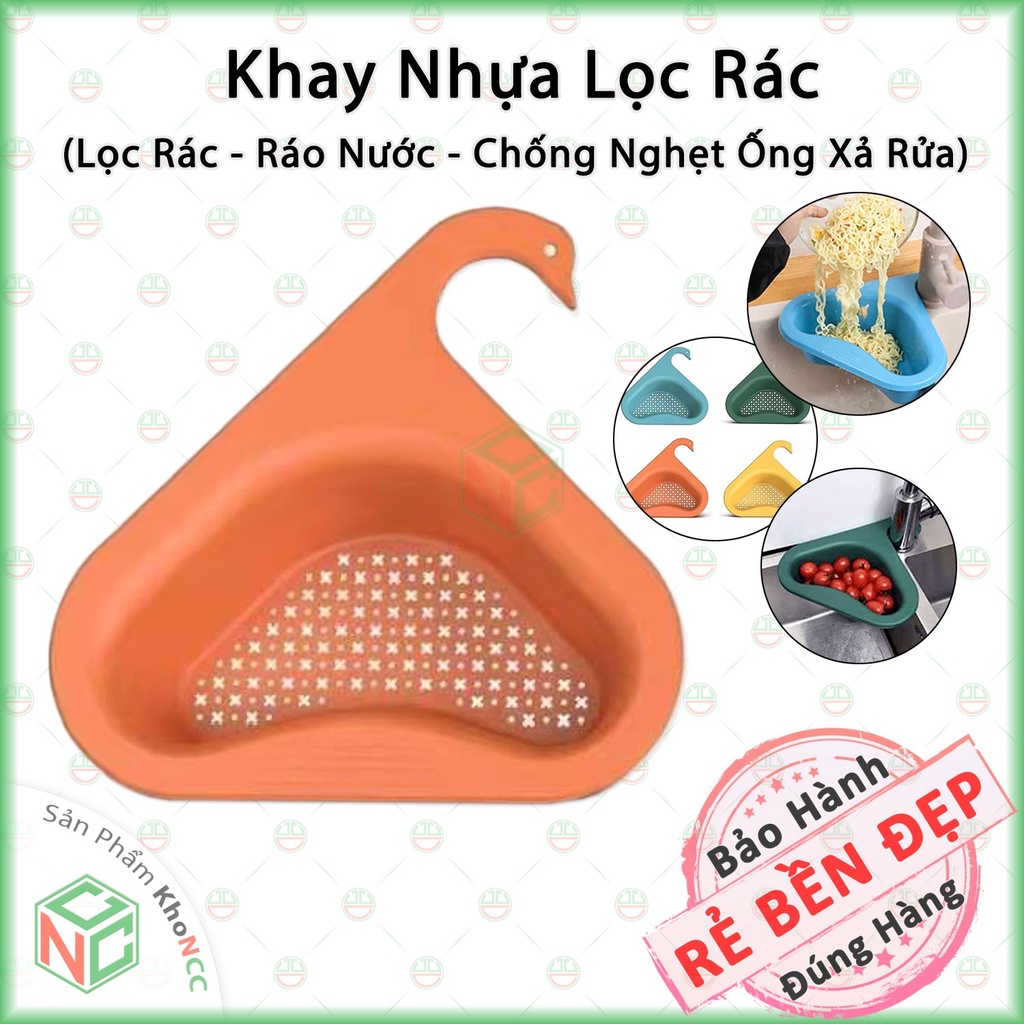 [KhoNCC] Khay Lọc Rác Gắn Vòi Rửa Bát , Bồn Rửa Chén Hình Thiên Nga Đa Năng - NTM-LRHTN (Nhiều Màu)