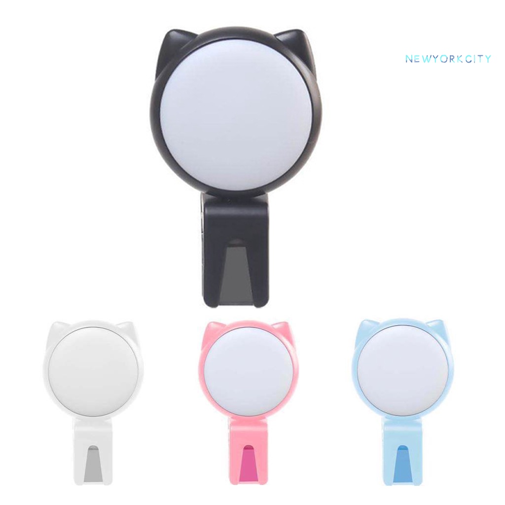 Vòng Đèn LED Chụp Ảnh Selfie Điện Thoại Di Động Hình Tai Mèo