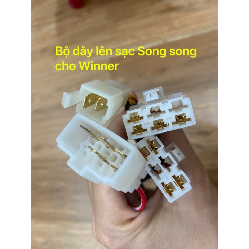 Bộ dây lên sạc song song cho Winner bấm sẵn như hình