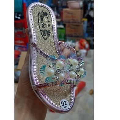 DÉP GUỐC HOA ĐÍNH NGỌC BÉ GÁI CAO 3CM