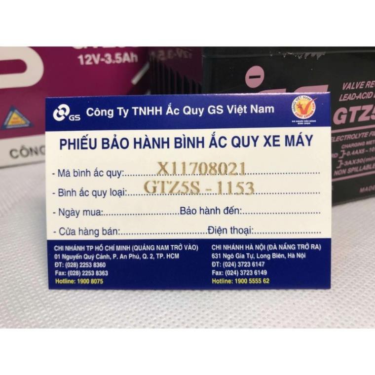 Bình ắc quy khô Air blade 110cc, click , vision đời đầu, Future neo, wave rs Surius fi , Exciter , Novo LX 135.