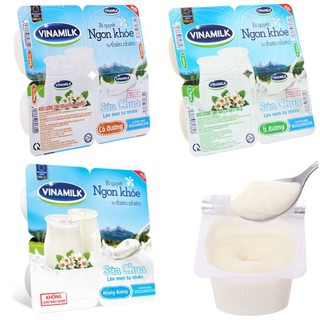 Sữa chua có đường/ít đường/không đường Vinamilk 100g