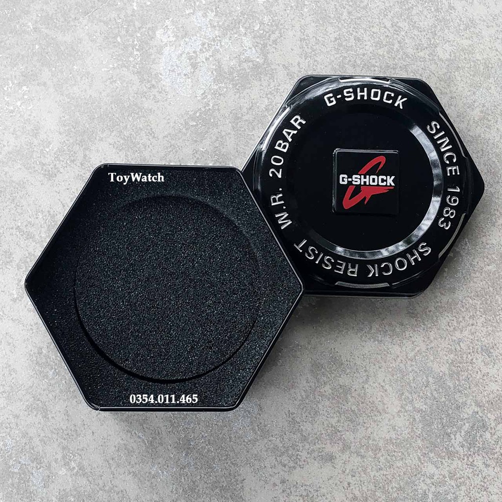 Hộp đựng đồng hồ G shock lục giác thiếc cao cấp