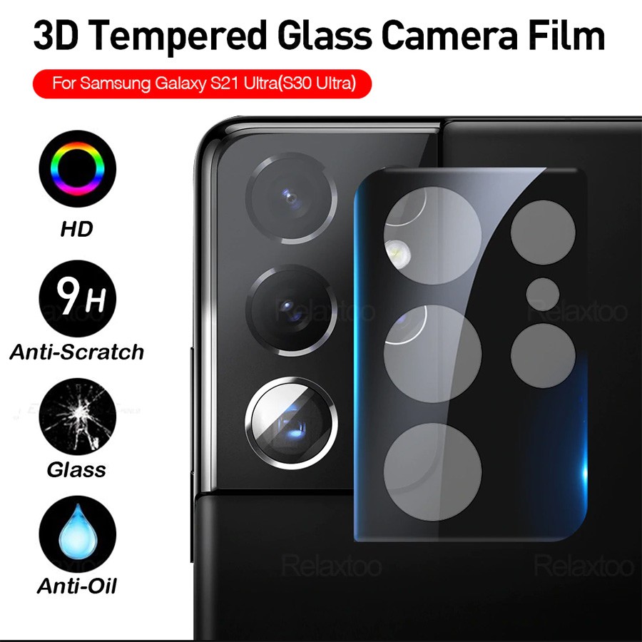 Bộ dán full Samsung S21 Ultra 3in1 gồm cường lực dẻo full 2 mặt và kính camera bảo vệ toàn máy