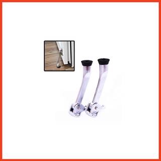 Combo 02 chặn cửa móng ngựa inox chống va đập lắp đặt dễ dàng