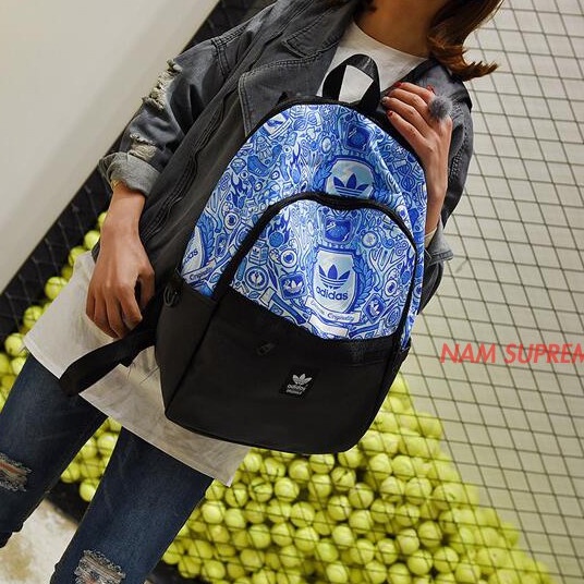 ⚡️ (ảnh thật) Balo Adidas originals Clover Backpack | Mẫu 7 | HÀNG XUẤT DƯ XỊN 100% | HÀNG CÓ SẴN