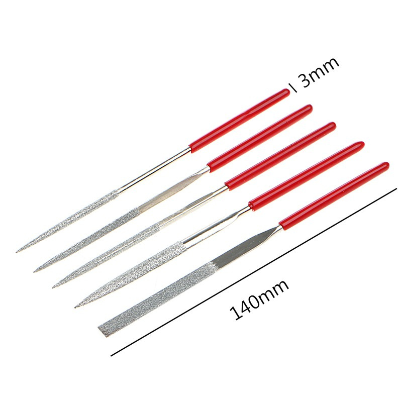 Set 5 Cây Dũa Chạm Khắc Gỗ / Đá / Kính / Kim Cương
