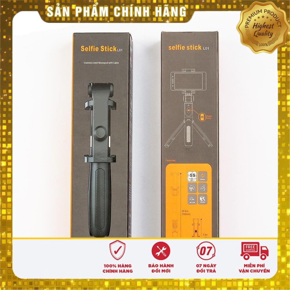 Gậy tự sướng Bluetooth Selfie stick tripod L01 cao cấp