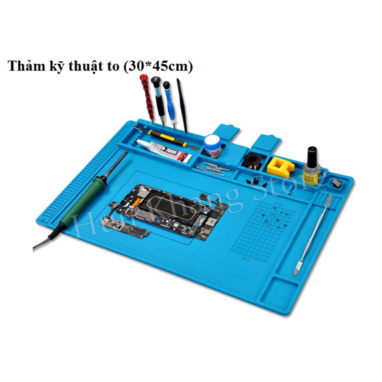 Tấm lót sửa chữa đt (thảm kỹ thuật) l Loại to 30x45cm