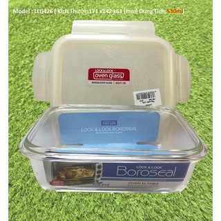 Set 3 hộp thủy tinh Lock & Lock 420ml