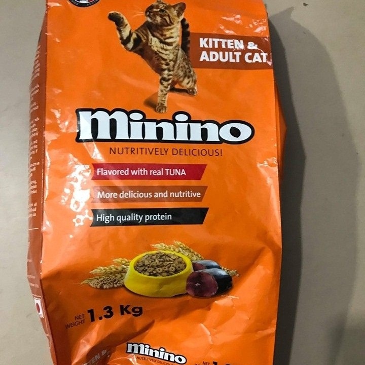Thức ăn cho mèo Minino 1,3kg giàu dinh dưỡng cho tất cả các giống mèo