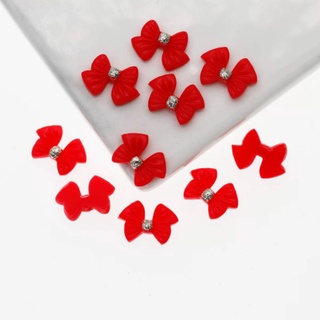 set 30 charm nơ nail 8 màu mới