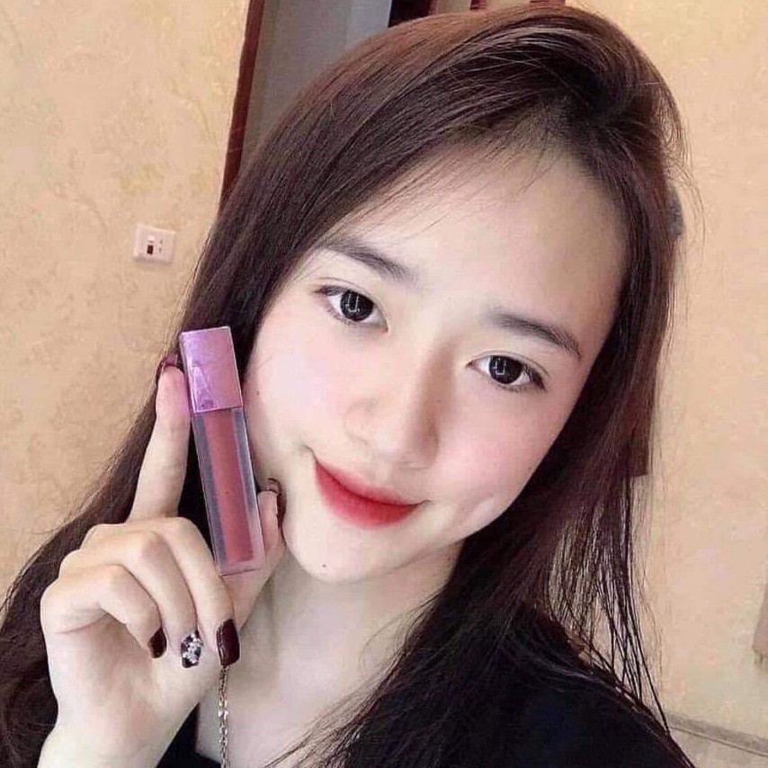 Son background A12 handmade màu nâu đỏ gạch trầm siêu lì, son kem lên màu rất đẹp giá dành cho học sinh | Thế Giới Skin Care