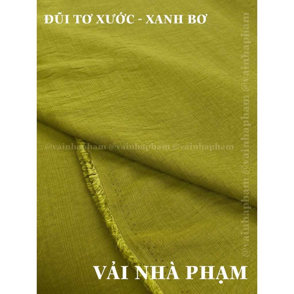 VẢI ĐŨI TƠ XƯỚC MÀU - KHỔ VẢI 1.5M - VẢI NHÀ PHẠM