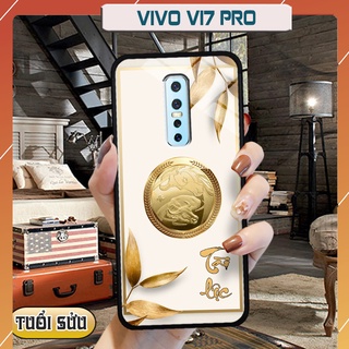 Ốp lưng kính 3d 12 con giáp - vivo v17 pro
