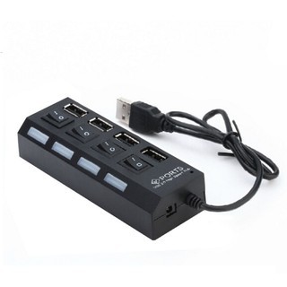 Hub USB 4P Hình ổ điện có công tắc