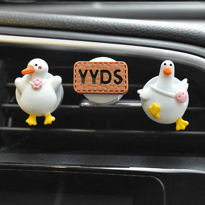 Cute Duck Car Air Outlet Aromatherapy Car Perfume Fragrance Car Fragrant Stone Car Interior Decoration Supplies Decoration car accessories 0Gmi