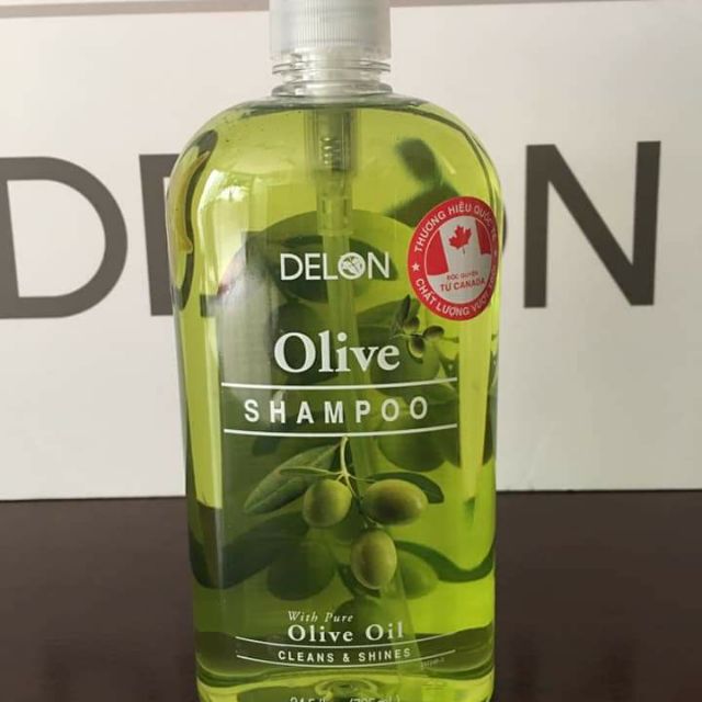 Dầu gội Delon tinh dầu Olive 725ml chính hãng - Canada