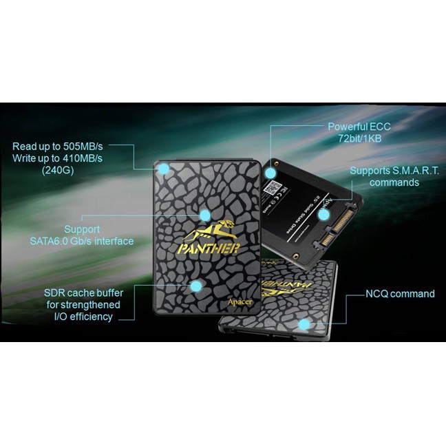 [ Cài Win FREE ] Ổ cứng SSD 240gb Apacer Panther AS340 | BigBuy360 - bigbuy360.vn