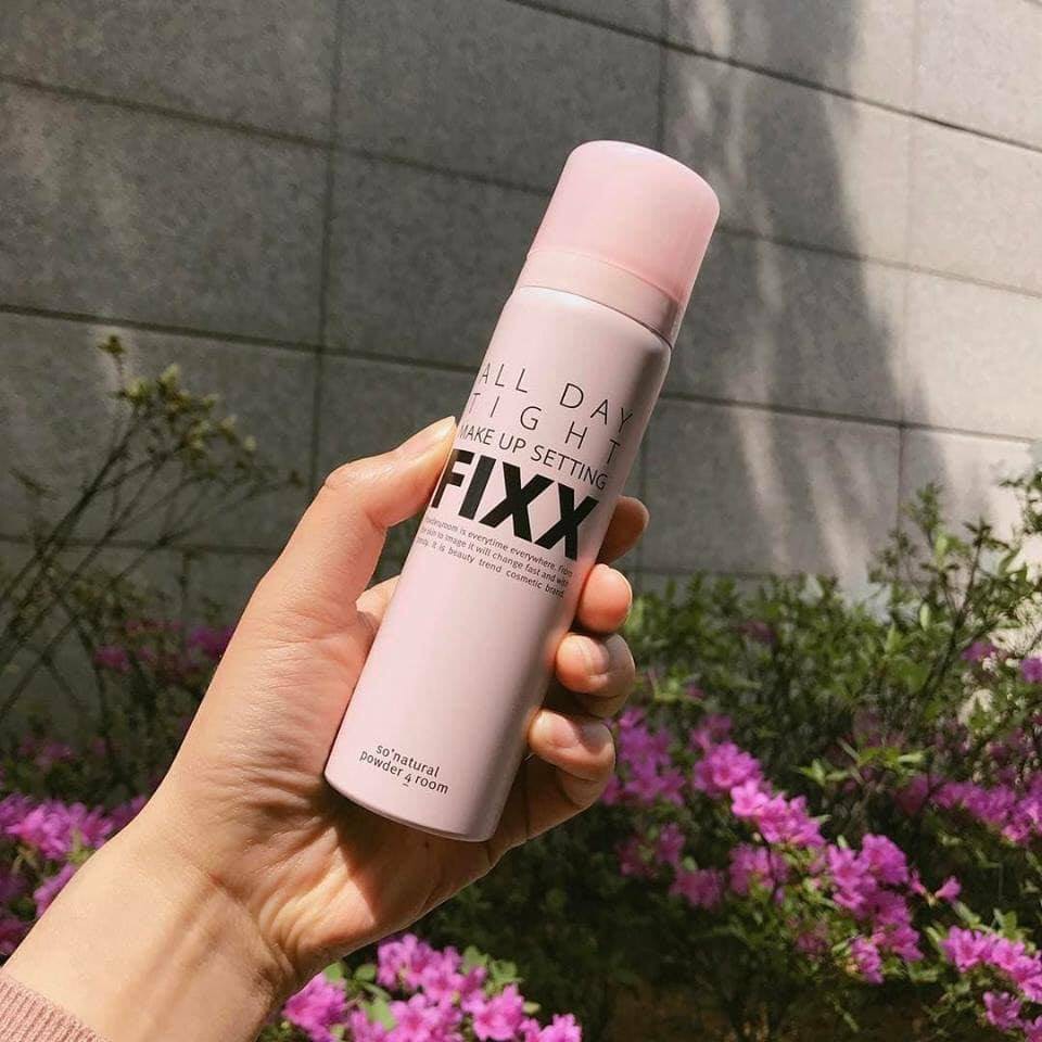 Xịt Khóa Nền Giữ Lớp Trang Điểm All Day Tight Make Up Setting Fixx 75ml Dưỡng Ẩm Bắt Sáng Nhập Khẩu Chính Hãng Hàn Quốc