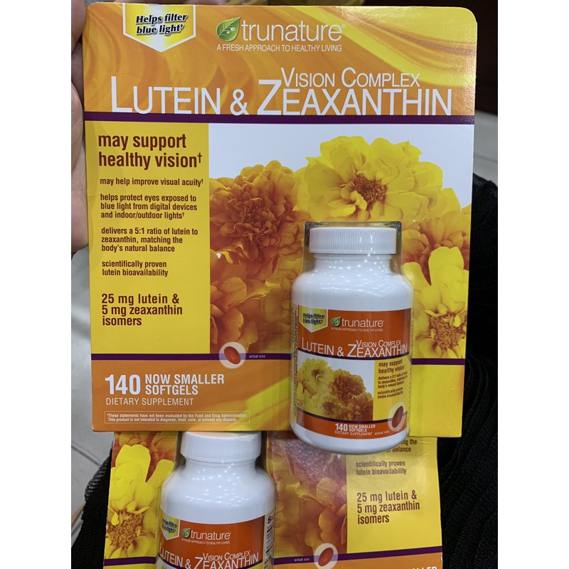 VIÊN LUTEIN & ZEAXANTHIN TRUNATURE 140 VIÊN MỸ
