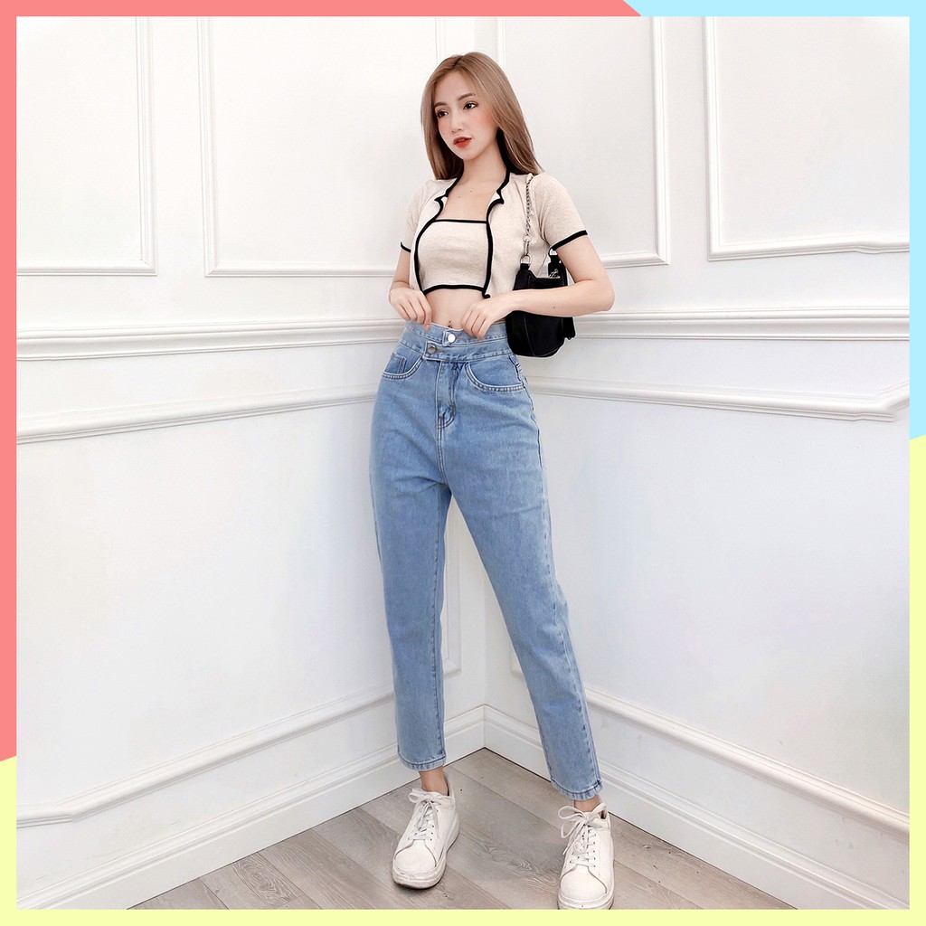 Quần Baggy nữ trơn dài TiQi B194 | BigBuy360 - bigbuy360.vn