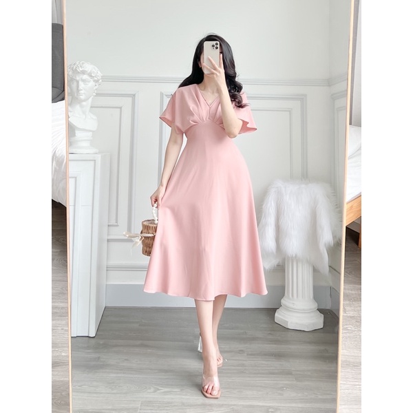 Váy dạ hội nhẹ kiểu Pháp màu trắng có thể mặc vào mùa hè, váy dạ tiệc satin chủ nhà cổ tích mập mạp