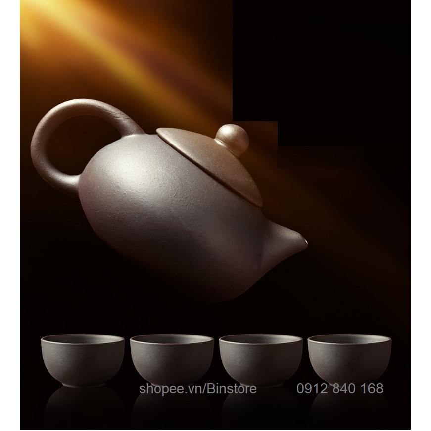 HỘP TRÀ PHỔ NHĨ QUÝT 16 QUẢ TẶNG BỘ ẤM TỬ SA CAO CẤP MANDARIN ORANGE PU ERH TEA  GIFT BOX WITH ELEGANT TEA POT & CUPS