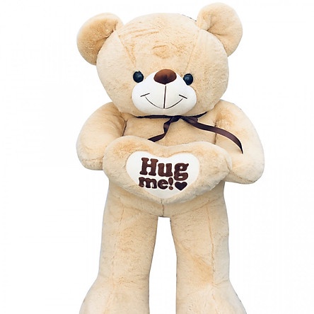 Gấu bông Teddy Ôm Tim, Teddy Hug Me Siêu Bự
