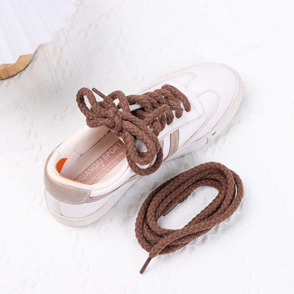 MIH Dây Giày Bằng Cotton Lanh Bện Chéo Độc Đáo Tiện Dụng