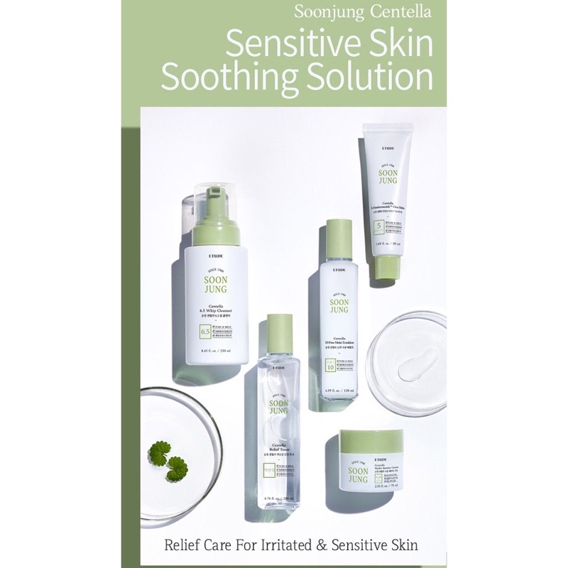 Kem Dưỡng Etude House Soon Jung Centella 5-Panthensoside Cica Balm phục hồi da mụn, nhạy cảm