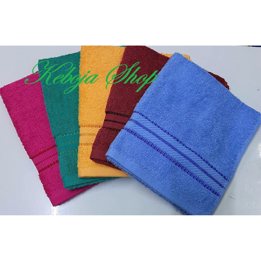 Khăn tắm, khăn cotton 10 màu siêu mềm mịn 40cm x 80cm KB09