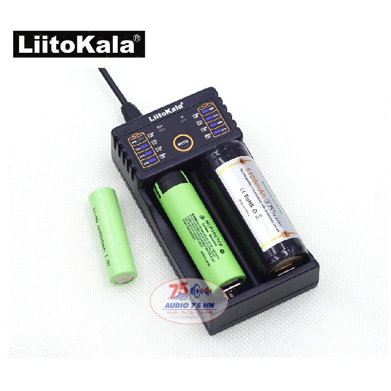 Bộ Sạc Pin Đa Năng LiitoKala Lii-202 loại cao cấp